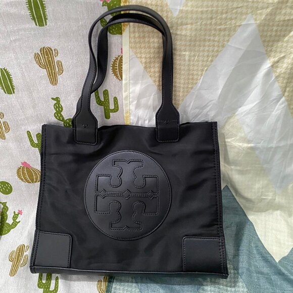 Tory Burch Black Nylon Women's Handbag - Picture 1 of 8